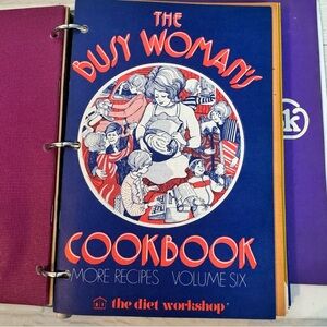 Vintage My Diet Workshop Recipe File Cookbook Binder 1979
